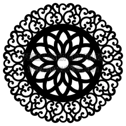 Intricate Round Mandala Pattern Free Laser Cut File
