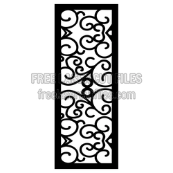 Ornamental Decorative Screen Panel Laser Cut Design