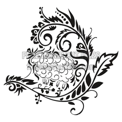 Floral Sheep SVG Laser Cut Design, Free Craft File