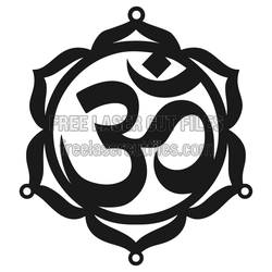 Om Symbol Dream Catcher Design Ready to Cut