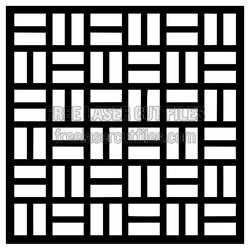 Decorative Geometric Door Screen Panel, Laser Ready