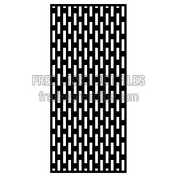 Decorative Lattice Panel Pattern for Doors and Screens