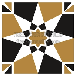 Geometric Star Pattern Laser Cut Panel Design