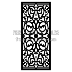 Ornamental Decorative Screen Panel Laser Cut Pattern