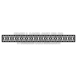 Ornamental Scroll Panel Laser Cut Design