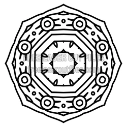 Sacred Layered Mandala Laser Cut File, Ready to Cut
