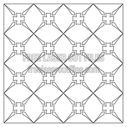 Geometric Lattice Panel Laser Cut File, Ready to Cut