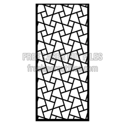 Geometric Mosaic Panel Laser Cut File, Ready to Cut
