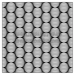 Geometric Wave Panel Laser Cut File, Modern Abstract Pattern