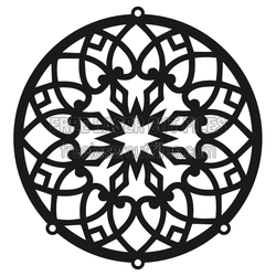 Intricate Dream Catcher Mandala Laser Cut File