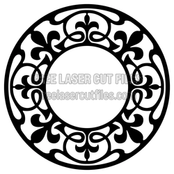 Ornamental Floral Mandala Circle Pattern Ready to Cut