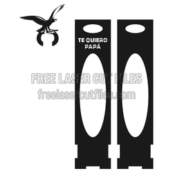 Father's Day Eagle Gift Box Laser Cut File