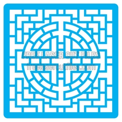 Geometric Maze Panel Laser Cut Design, Ready to Cut