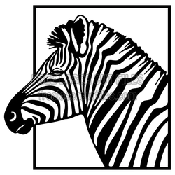 Zebra Head Sign SVG | Free Laser Cut Wall Decor