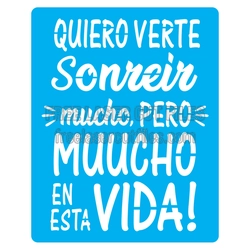 Spanish Quote Stencil for DIY Sign or Craft Project