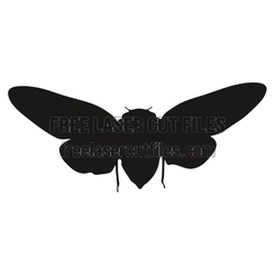Butterfly Silhouette Laser Cut File for DIY Decor