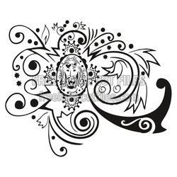 Ornamental Easter Bunny SVG Laser Cut Design