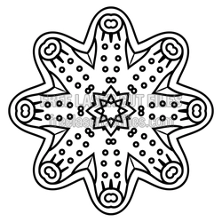 Sacred Layered Mandala Cut File for Laser Projects