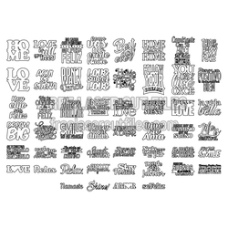 Free Decorative Phrases SVG Bundle for Laser Cutting