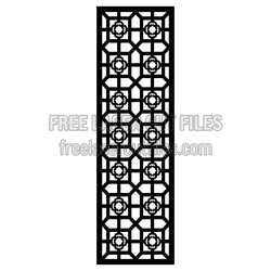 Ornamental Geometric Panel Design for Laser Cutting