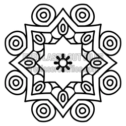Sacred Layered Mandala Laser Cut File for DIY Decor