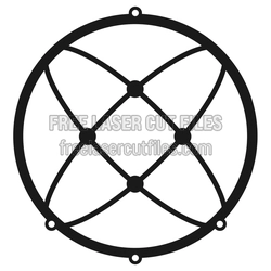 Dream Catcher Laser Cut File, Free Mandala Hoop Design