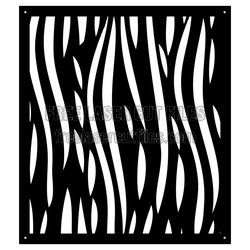 Wavy Zebra Pattern Screen Panel SVG for Laser Cutting