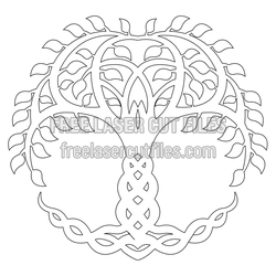 Celtic Tree of Life Ornament Laser Cut File