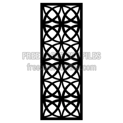 Decorative Geometric Lattice Panel Ready to Cut
