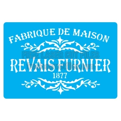 Vintage French Bakery Stencil Design Ready to Cut