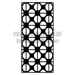 Geometric Circle Panel Laser Cut File for DIY Decor