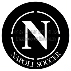 Napoli Soccer Logo Vector SVG DXF Ready to Cut