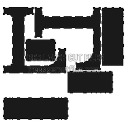 3D Letter L Laser Cut File, Ready to Assemble