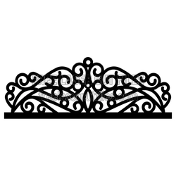 Ornamental Door Screen Pattern Laser Cut Decorative Panel