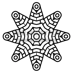 Sacred Star Mandala Laser Cut File, Ready to Cut Decor