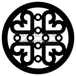 Decorative Mandala Screen Panel Laser Cut File