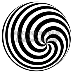 Spiral Pattern Laser Cut Template for CNC Projects