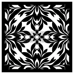 Decorative Floral Screen Panel Laser Cut Design