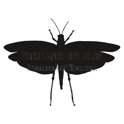 Flying Butterfly Silhouette Laser Cut File, Ready to Cut