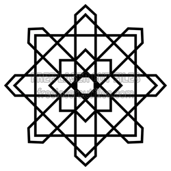 Flower of Life Geometric Mandala Cut File Ready to Cut