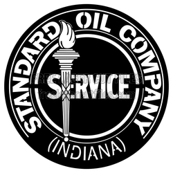 Vintage Oil Company Service Logo Sign Ready to Cut
