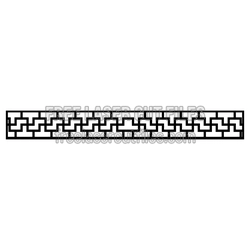 Geometric Door Screen Panel Laser Cut Design