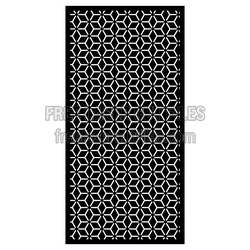 Geometric Hexagon Lattice Panel Laser Cut File