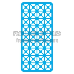 Modern Geometric Stencil Panel Laser Cut File