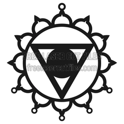 Sacral Chakra Dream Catcher Laser Cut Design