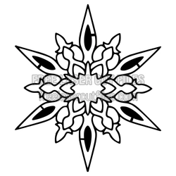 Symmetrical Floral Mandala Pattern Laser Cut Decor