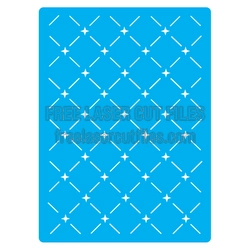 Decorative Lattice Stencil Panel for Laser Cutting