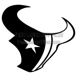 Houston Texans Football Logo Vector Cut File, Ready to Cut