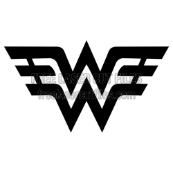 Winged Superhero Logo Laser Cut Template, Ready to Cut