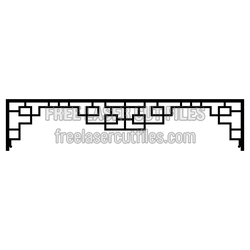 Decorative Laser Cut Screen Panel Pattern for Doors
